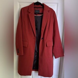 BCBGMaxazria Women’s Coat Wool Orange Spice Brand new
